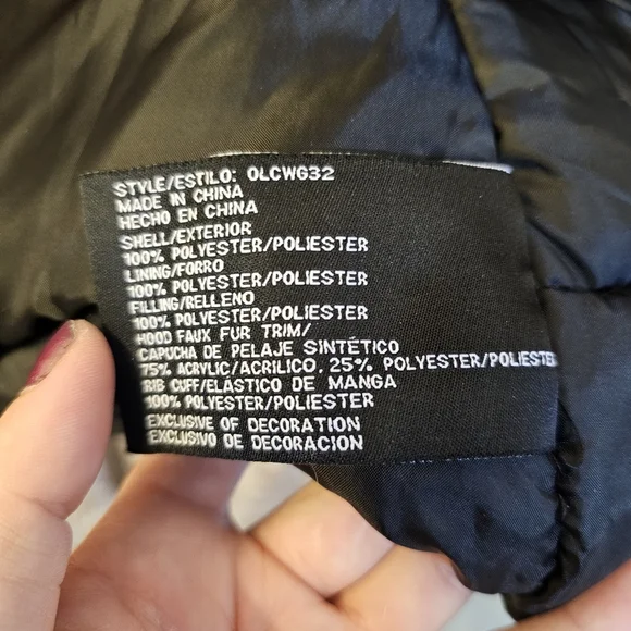 Canada Weather Women Size L Gear Triple Goose Full Zip Winter Jacket Parka Coat - Picture 10 of 11